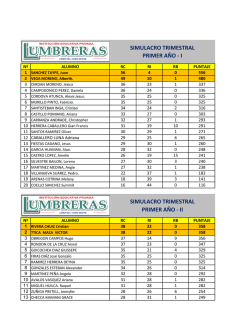 segundo simulacro trimestral 2015 secundaria