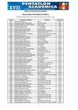 SECUNDARIA 3er GRADO - Salesiano "Santa Rosa"