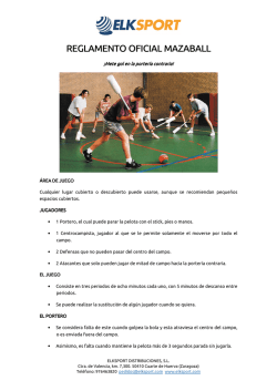 Reglamento Oficial Mazaball