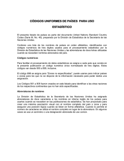 c&oacute;digo de paises pdf
