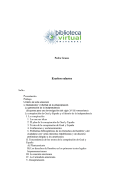 Escritos selectos - Biblioteca Virtual Universal