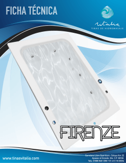 descargar ficha t&eacute;cnica modelo firenze