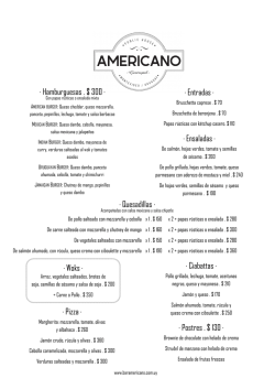 &middot; Woks &middot; &middot; Ciabattas &middot; &middot; Postres . $ 130 &middot; &middot; Pizza &middot; &middot; Entradas