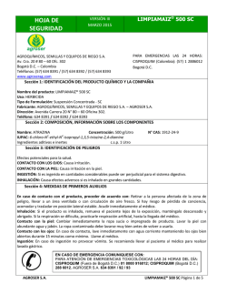 HOJA DE SEGURIDAD