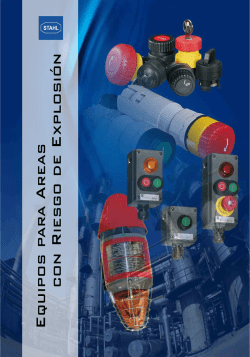 Equipos par a Areas con Riesgo de Explosi&oacute;n