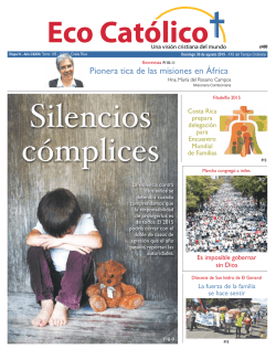 Pionera tica de las misiones en &Aacute;frica