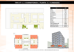 TIPO VT-1 | 3 DORMITORIOS | PLANTA: 2 | 4 UNIDADES