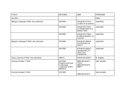 (sin libro) - - Pedro Biolog&iacute;a y Geolog&iacute;a 1&ordm;ESO. tres vol&uacute;menes