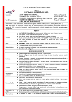 DESTILADOS DE PETR&Oacute;LEO, N.E.P.