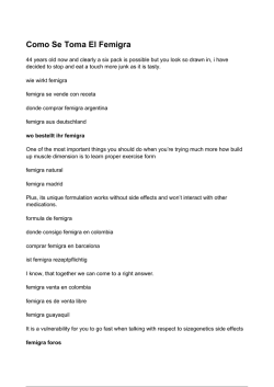 Femigra Se Vende Con Receta - Femigra En Farmacias Peruanas