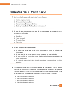 Actividad No. 1- Parte 1 de 3