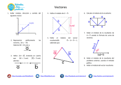 Vectores ejercicios propuestos PDF