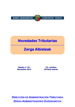 Bolet&iacute;n n&uacute;mero 151 (noviembre 2015)