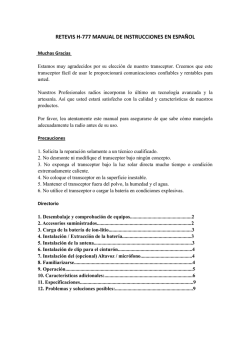 retevis h-777 manual de instrucciones en espa&ntilde;ol