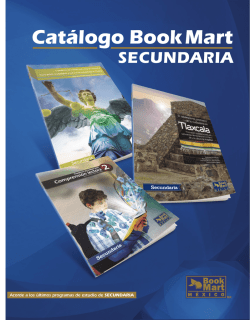 Cat&aacute;logo Book Mart