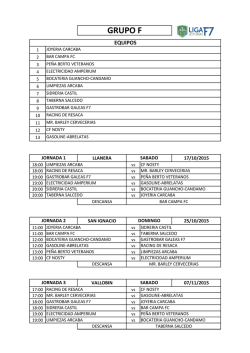 GRUPO F - Liga F7 Asturias