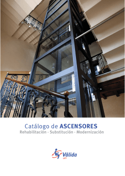 Cat&aacute;logo de ASCENSORES