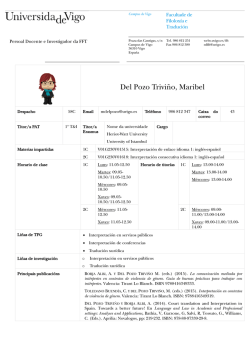 Del Pozo Trivi&ntilde;o, Maribel