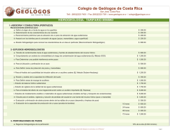 Colegio de Ge&oacute;logos de Costa Rica