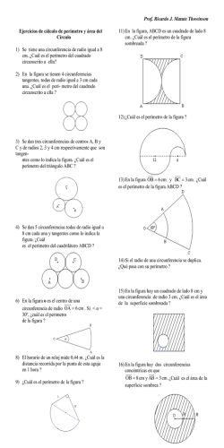 Circunferencia y c&iacute;rculo - Colegio del Sagrado Coraz&oacute;n