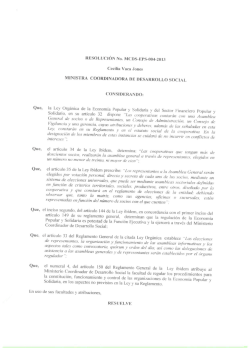 RESOLUCI&Oacute;N No. MCDS-EPS-004-2013