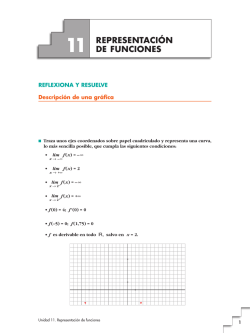 REPRESENTACI&Oacute;N DE FUNCIONES