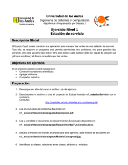 Ejercicio Nivel 1 Estaci&oacute;n de servicio - Cupi2