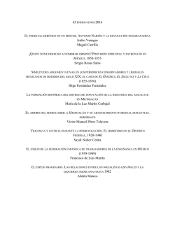 M&Eacute;XICO, 1850-1855 Sergio Rosas Salas