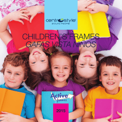 CHILDREN`S FRAMES GAFAS VISTA NI&Ntilde;OS