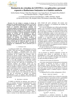 SISTEMA DOSIMETRIA GESTISA Y