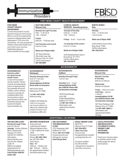 fort bend county health department accesshealth additional locations