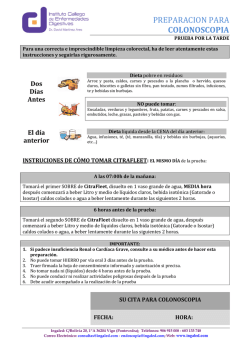 Colonoscopia Citrafleet