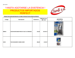 hasta agotarse la existencia ! productos importados