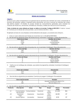 Taller Inventario 1