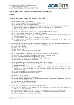 Tema 6. Redes de telefon&iacute;a y centralitas telef&oacute;nicas