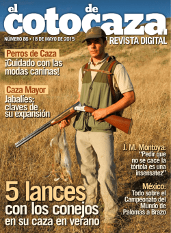 con los conejos - El Coto de Caza