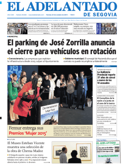 El parking de Jos&eacute; Zorrilla anuncia el cierre para veh&iacute;culos en rotaci&oacute;n