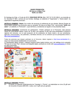 BASES PROMOCI&Oacute;N Mi Casa es la Mejor Pic&aacute; &ldquo;Selfie con Sabor