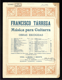 M&uacute;sica para Guitarra