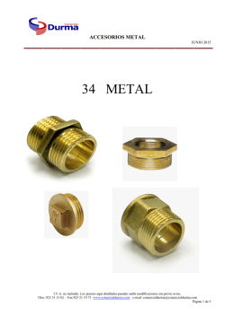 34 METAL - Comercial Durma