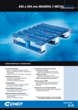 PALETA 800 x 600 mm MaDera y MetaL