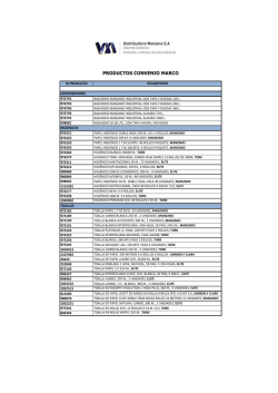 PRODUCTOS CONVENIO MARCO
