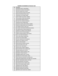 d.1 Padr&oacute;n de miembros de SUTAISUAC