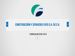 Construcci&oacute;n y servicios Fato s.a. de c.v.