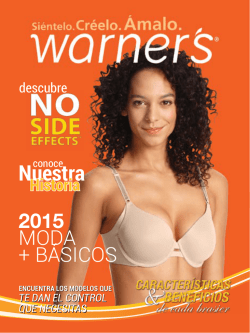 Nuevo Cat&aacute;logo de Warner`s