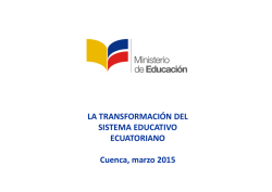 Ministerio de Educaci&oacute;n. Susana Araujo