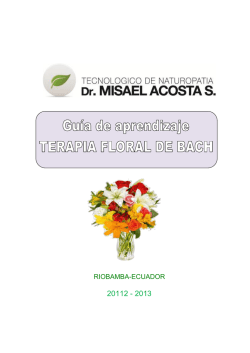 riobamba-ecuador - Instituto Superior Tecnologico de Naturopatia