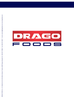DRAGO FOODS, S.L. Crt. Madrid-Ir&uacute;n Km 245, Edificio Aduana 4&ordf;