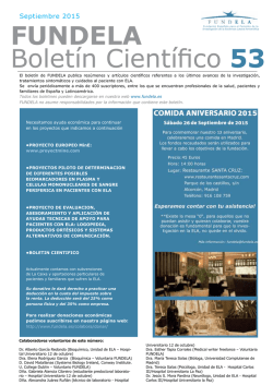 FUNDELA Bolet&iacute;n Cient&iacute;fico 53