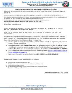 Empresa de Generaci&oacute;n Hidroel&eacute;ctrica Dominicana